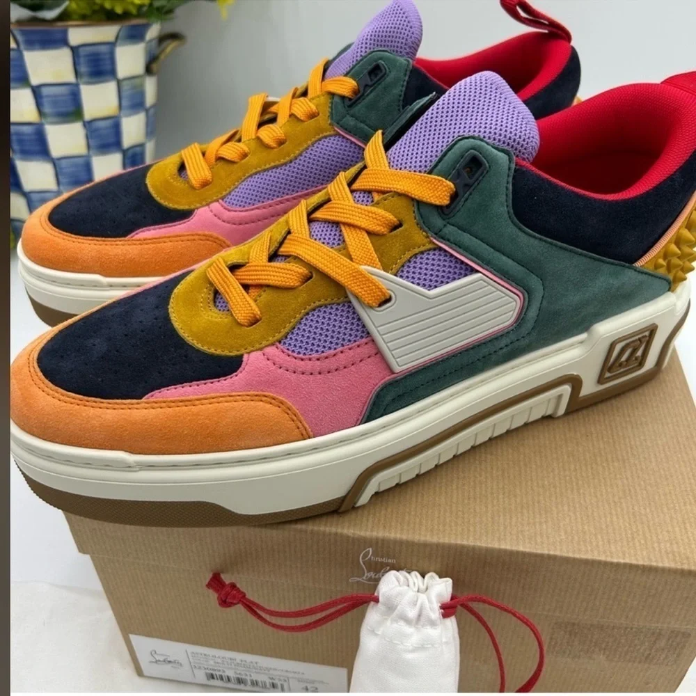 Men’s Christian Louboutin, Astroloubi trainer sneakers size 42 made in Italy